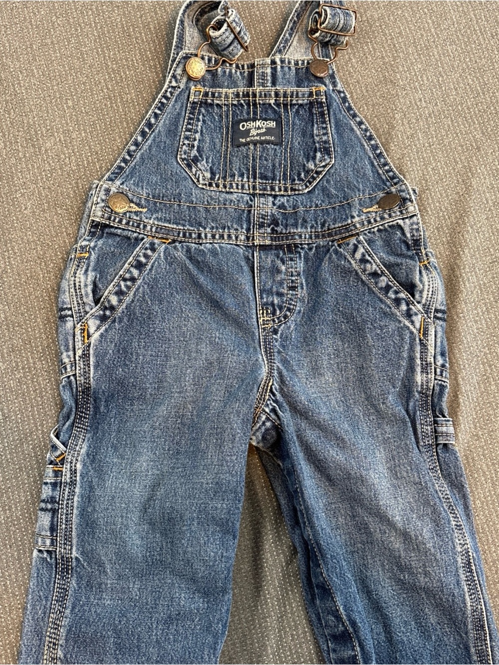 OshKosh B'gosh 12 months Denim carpenter style Kids Overalls